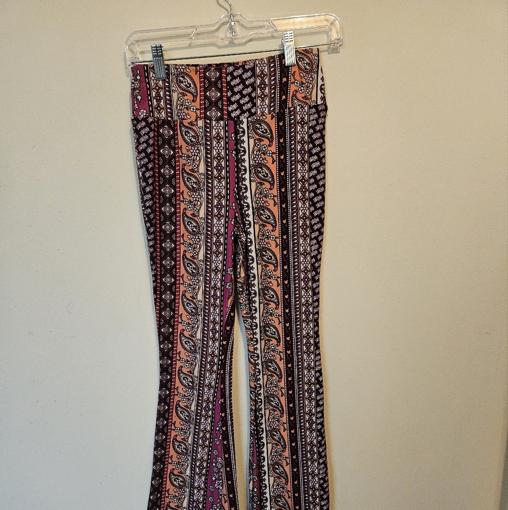 Bohemian Paisley Print Pants